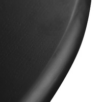 Flute 1.4m Round Dining Table - Full Black