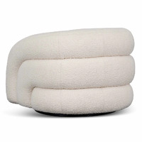 Arena Armchair - Ivory White Boucle