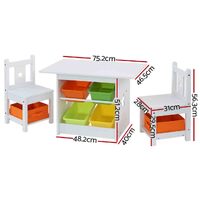 Eden 3PCS Kids Table and Chairs Set
