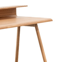 Elma Wooden Home Office Desk - Natural