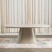 Laurance Dining Table, Putty