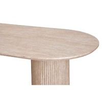 Mile Dining Table, Limestone