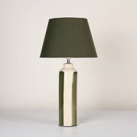 Asha Ceramic Table Lamp - Green