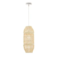 Zinnia Rattan Pendant Light - Small