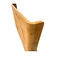Bower Curved Oak King Bed