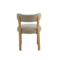 Carmen Set of 2 Dining Chair, Beige