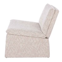 Austin Accent Chair, Off White & Taupe