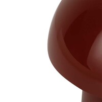 Mushroom LED CCT Dimmable Touch Table Lamp - Brick Red