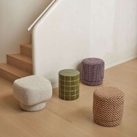 Hugo Side Table Green & Off White