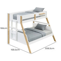 Bergen Single Over Double Bunk Bed