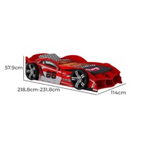 88 VPOWER Adjustable Racing Car Bed