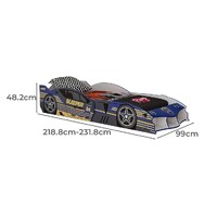 Daytona Adjustable Racing Car Bed