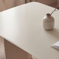 Varen Dining Table – Matte Tofu