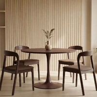 Evolve Round Dining Table , Plum