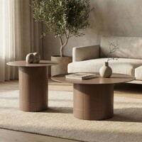 Juno Coffee Table, Matte Chestnut