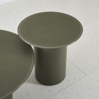 Juno Coffee Table, Matte Khaki