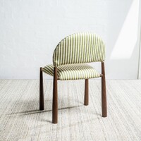 Emilie Set of 2 Dining Chair, Moss Walnut