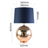 Echo Copper Table Lamp