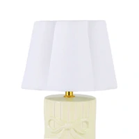 Miri Ribbon Bow Ceramic Table Lamp