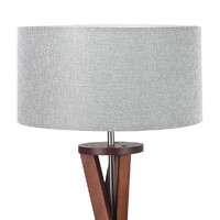 Easel Floor Lamp - Walnut