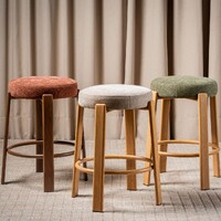 Soren Counter Stool Beige Set of 2