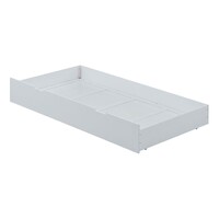 Bergen Single Over Double Bunk Bed with Shelves & Single Trundle