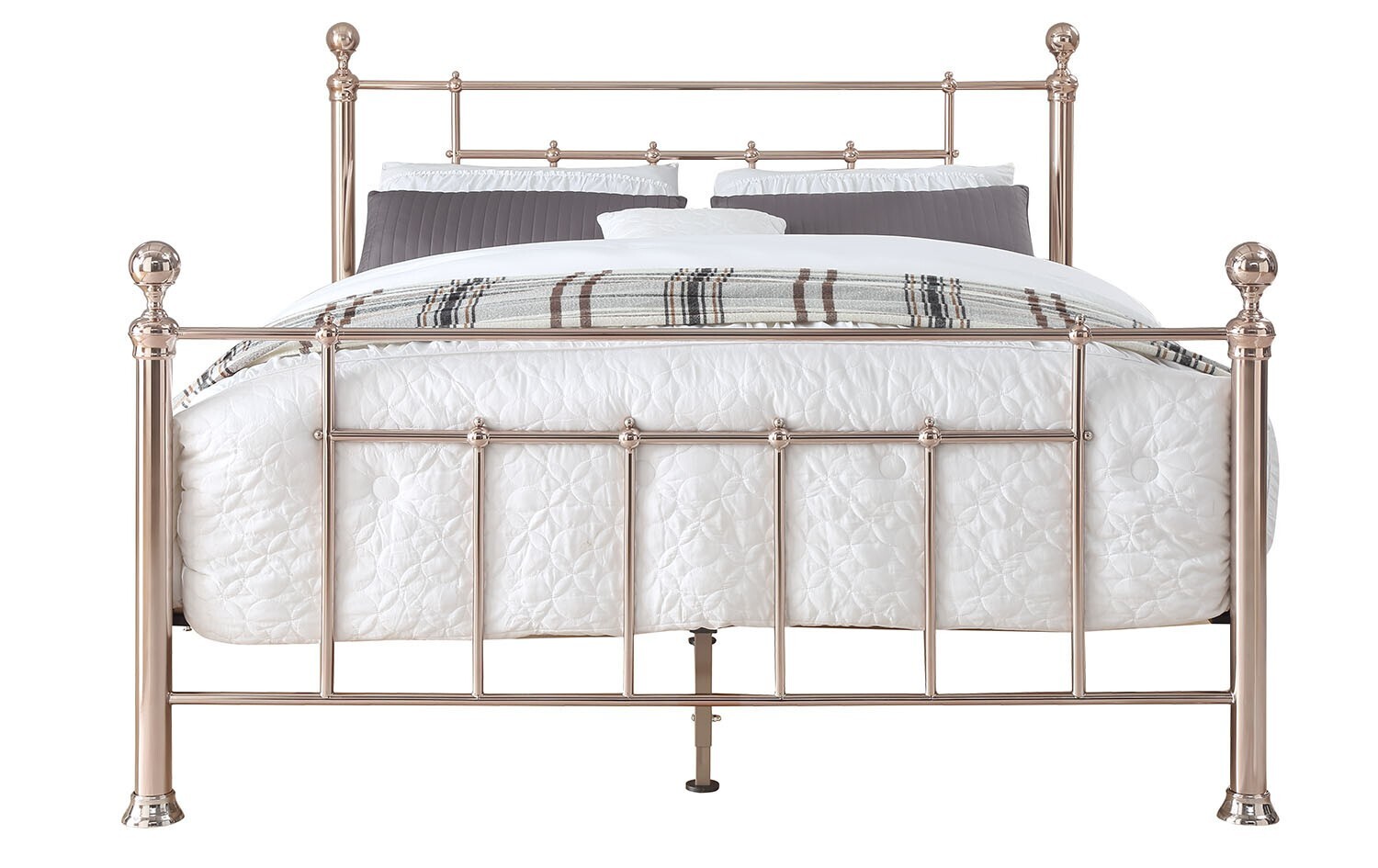 Chadstone Rose Gold Bed Frame - Queen Bed