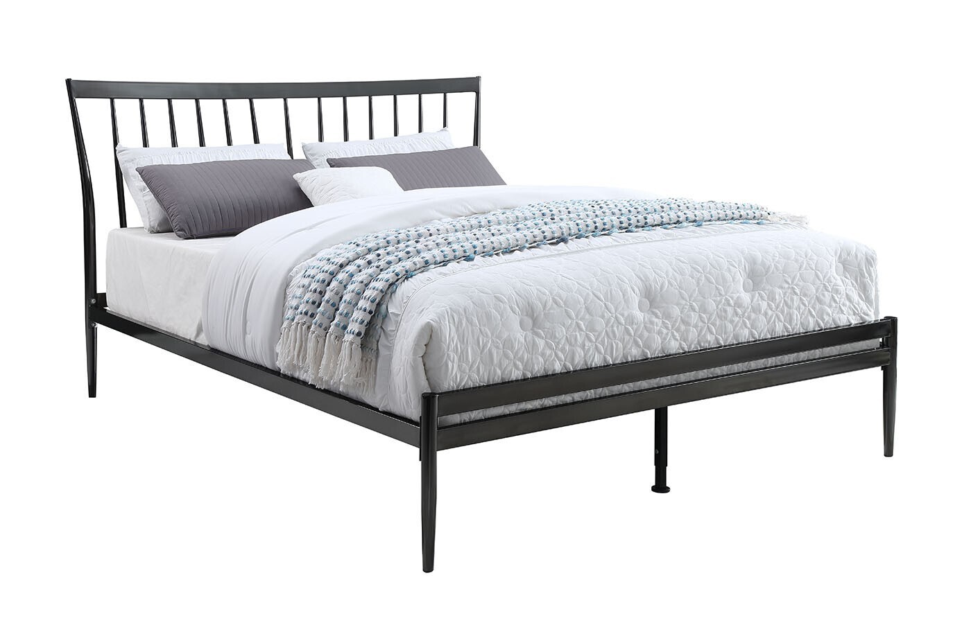 Belmont Black Bed Frame - Queen Bed