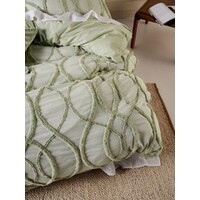 Amadora Wasabi Quilt Cover Set - King Bed