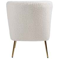 Tina Faux Lambskin Lounge Chair