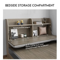 Normandy King Single Bed Frame with Storage
