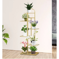 4 Tier Gold Metal  Plant Flowerpot Display Rack