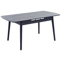 Nena Extension Dining Table, Greystone Ceramic