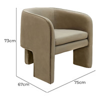 Casa Velvet Occasional Chair, Sage