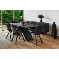 Oscar Ceramic & Metal Extension Dining Table