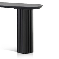 Samuel 1.4m Console Table - Black Oak