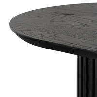 Samuel 2.2m Dining Table - Black Oak