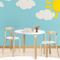 Hudson 3PCS Kids Table and Chairs Set Activity Toy Play Desk