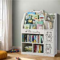 Brady Kids Bookshelf Storage Children Bookcase Toy Organiser Display
