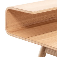 Elma Wooden Home Office Desk - Natural