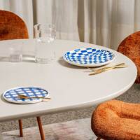 Laurance Dining Table, Putty