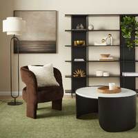 Otto Marble Coffee Table, Black