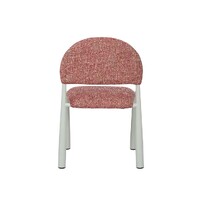 Emilie Set of 2 Textured Fabric Dining Chair, Sunset