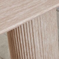 Mile Dining Table, Limestone
