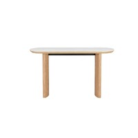 Lawrence Console Table, Natural with Ceramic