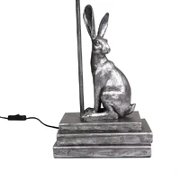 Rabbit Regal Table Lamp - Silver