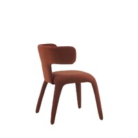 Tate Set of 2 Dining Chair, Rust