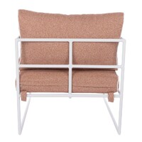 Reeve Outdoor Arm Chair Pink & White
