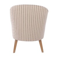 Monet Armchair, Off White & Oak White Wash