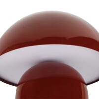Mushroom LED CCT Dimmable Touch Table Lamp - Brick Red